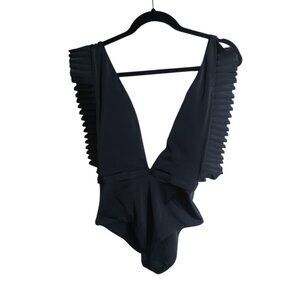 Puntamar Toria One Piece Swimsuit Size‎ Medium Black